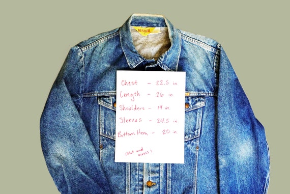 80s Vintage Rustler Jean Denim Jacket | Large - image 5