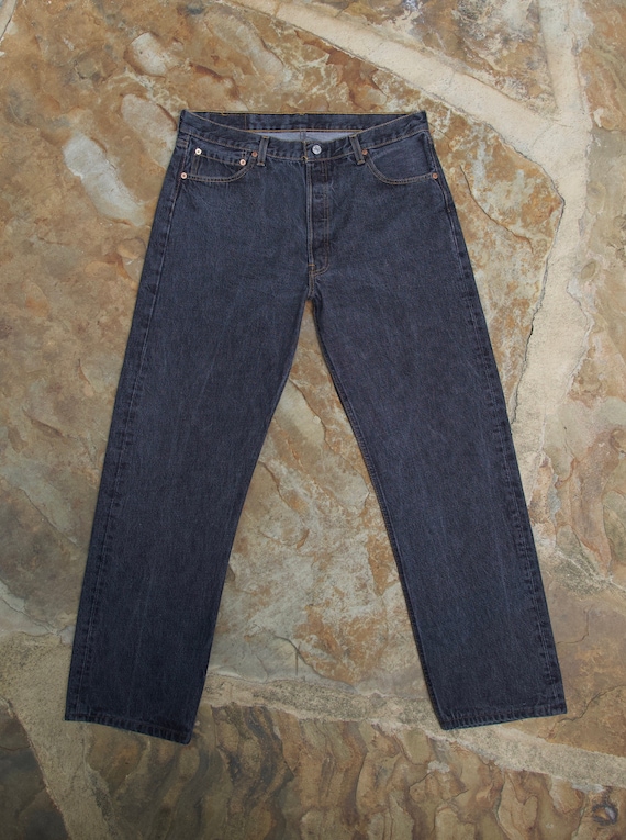 90s Vintage 501 Jeans Levis 501 Waist 35 Length 31 Made in USA 90s 