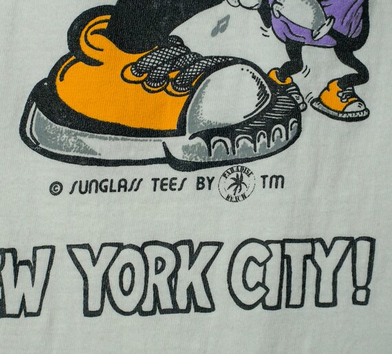 80s Vintage Raisin Hell In New York City Graphic … - image 3