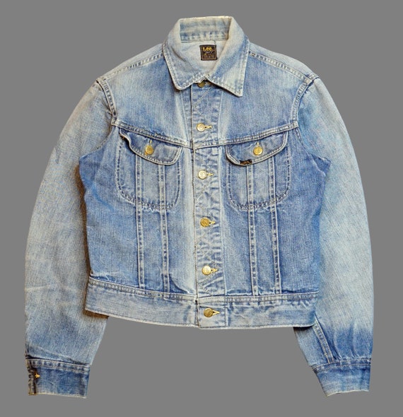 1960s Lee 101-J Vintage Denim Jacket | Size 38 | … - image 1