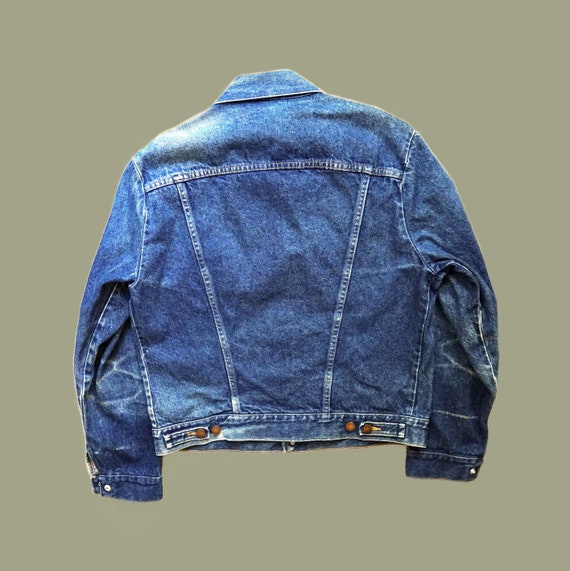 80s Vintage Rustler Jean Denim Jacket | Large - image 2