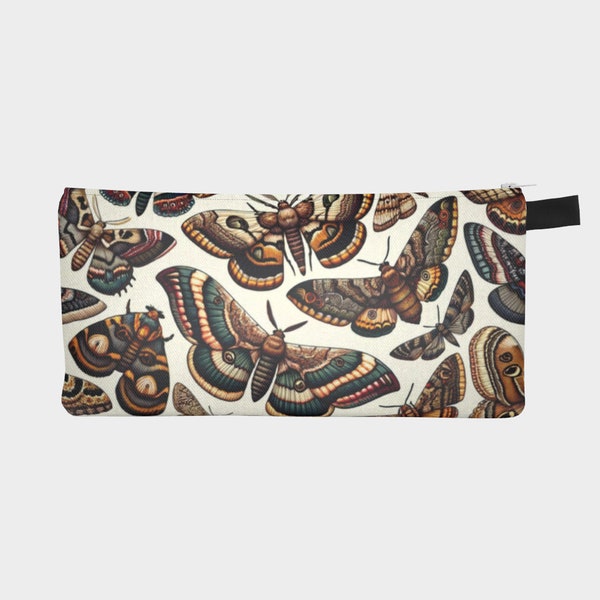 Moth pencil case