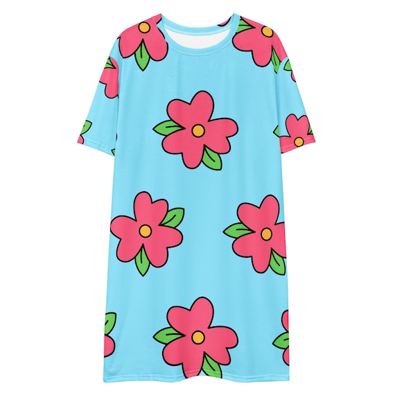 Homer Simpson Muumuu Dress. Pink Floral T shirt Dress King Homer Homer Mumu Costume Etsy Australia