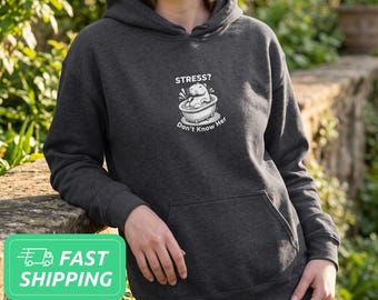 Capybara Animal Hoodie Sweatshirt / Chill Out Hooded Jumper / Wildlife Pullover / Cute Cozy Sweat Top
