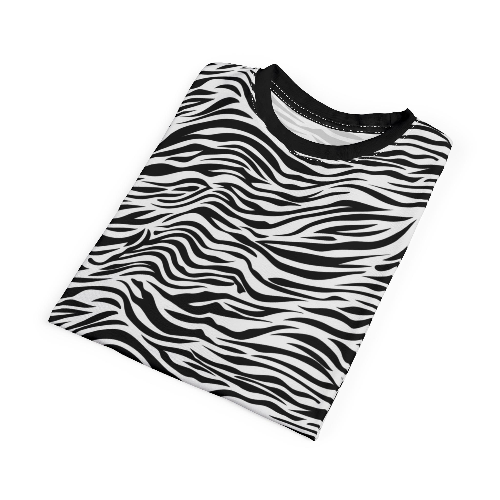 Zebra Pattern T-shirt / Striped Pattern T-shirt / Tee Shirt 