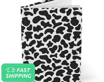 Cow Pattern Journal / Cow Print Journal / Hardcover Notebook / Diary (Matte Finish)