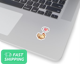 Stardew Valley Chicken Heart Stickers / Stardew Farmer (Unofficial) Stickers
