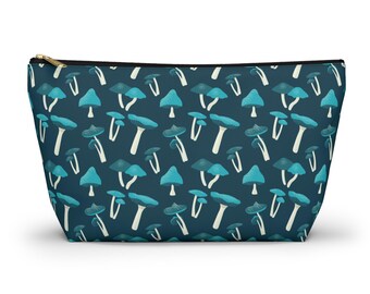 Accessoirezakje/make-uptasje blauw paddenstoel