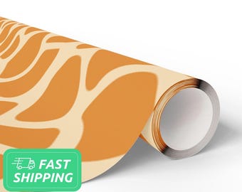 Giraffe Pattern Wrapping Papers / Safari Wrapping Papers / Gift Wrap Paper