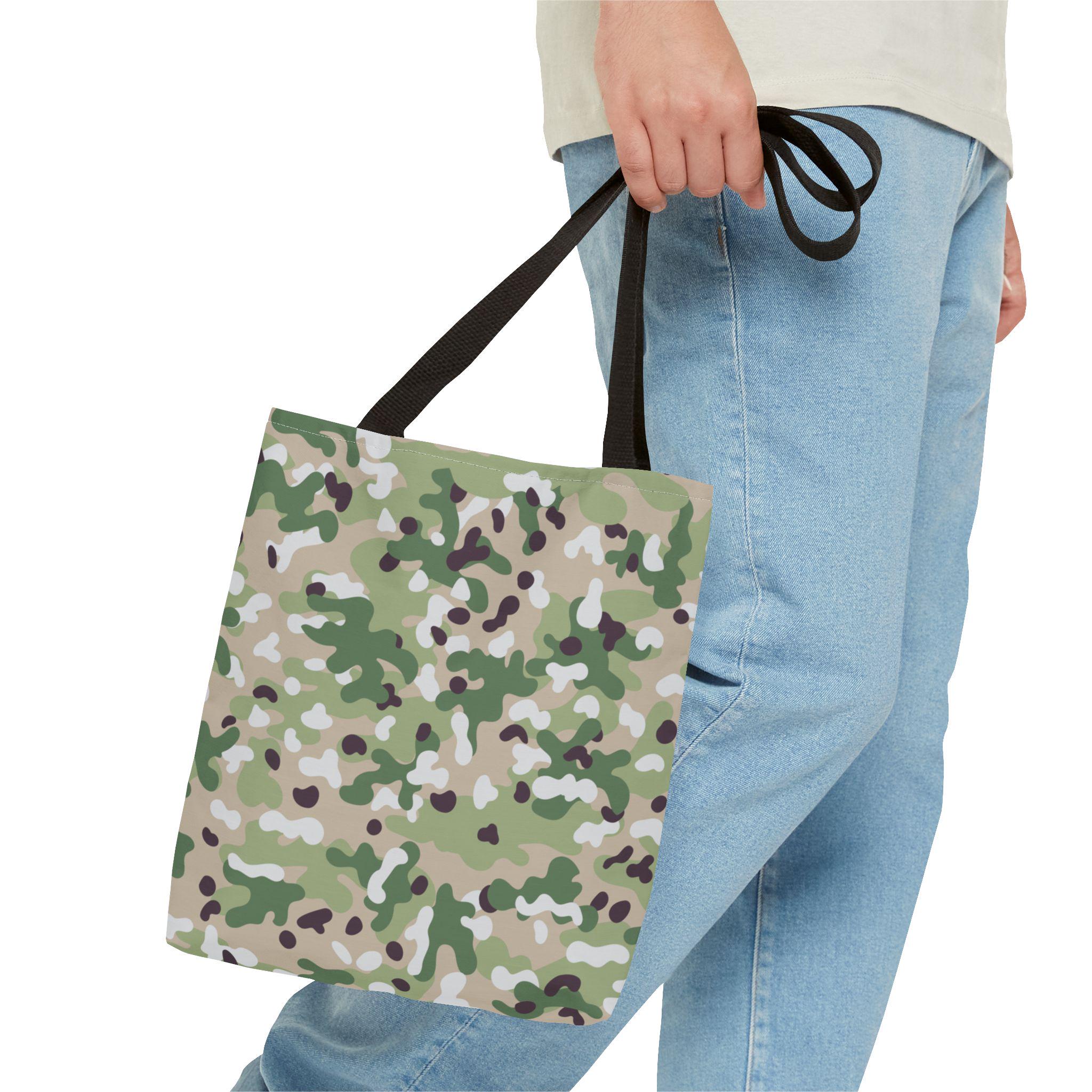 Forest Camo Tote Bag / Camouflage Tote Bag / Camouflaged Tote Bag