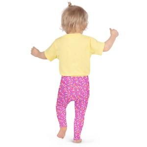Regenbogen Sprinkles Kinder Leggings / Geburtstag Leggings / Kleinkind Leggings / Geburtstags Outfit