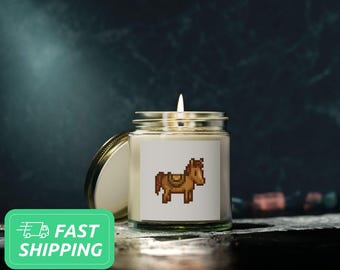 Stardew Valley Horse Scented Candle / Stardew Farmer (Unofficial) Scented Candle