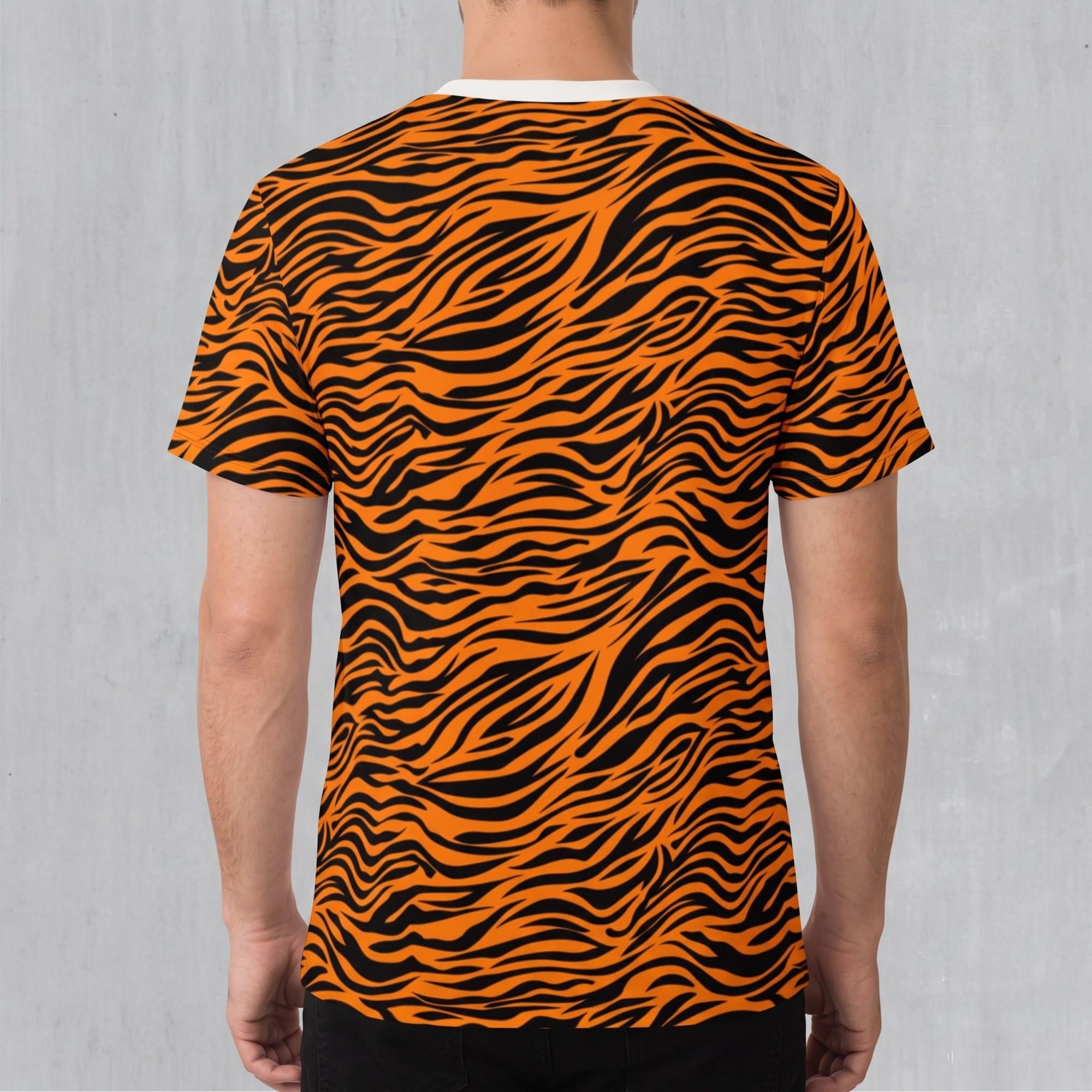 タイガーストライプTシャツ / タイガー柄Tシャツ / Tシャツ - Etsy 日本
