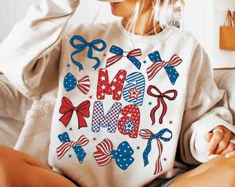 American Mama Coquette Png, Patriotic Mama Png, 4th Of July Png, Mama usa flag png, Patriotic png, Independence Day png, Preppy Mama png