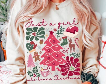 Boho bloemenkerst png, roze kerst handgetekende png, boho kerstsublimatie, kerstmis png, girly kerstboom png
