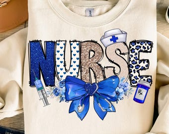Nurse Png, Nurse Life Png, Nurse Sublimation Design Png, Nurse Png Files, Nursing Png, Nurse Floral Png, Nurse Leopard Print Png, Flower Png