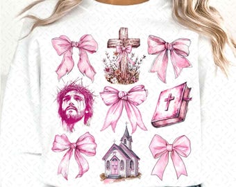 Lassen Sie mich Ihnen von meinem Jesus erzählen Christian Kokette Bogen Bibel Vers PNG Kokette Clipart Sublimation Design | Digitaler Download