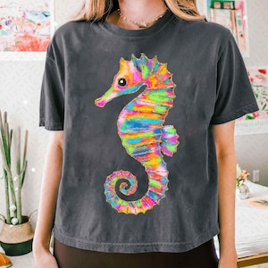 Summer Seahorse PNG, Preppy Summer Vibes Png, Neon Beach Png, Coastal Png, Retro Summer Coquette Png, Girly Summer Png, Toddler Summer Png