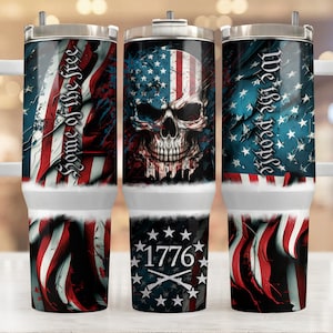 2nd Amendment, We The People 40 oz Tumbler Png, 40oz Tumbler Wrap Sublimation, 40oz Tumbler Png, 40oz Sublimation Design, Patriotic