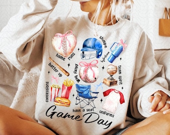 Baseball Game Day Png, Baseball Coquette PNG, Baseball Bow Png, Baseball Mama Png, Baseball Mom Png, Hej, Pałkarz, Pałkarz, Ballpark Mama