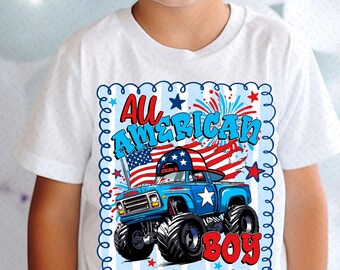 All American Boy PNG, Boys 4th of July PNG, Kids Patriotic Png, American Flag Sublimation Design Png, Happy 4th of July Png, Retro USA Png