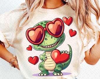 Valentinstag Png Dino Liebe Png, Valentinstag Png Dino, Dinosaurier Liebe Png, Kleinkind Png, Romantischer Dinosaurier Png