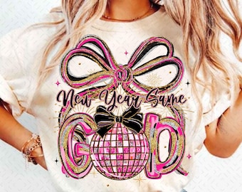 New Year Same God Png, New Year 2026 Png, New Year Coquette Bow Png, 2026 Png, New Year Png Sublimation, New Year Eve Nye Png