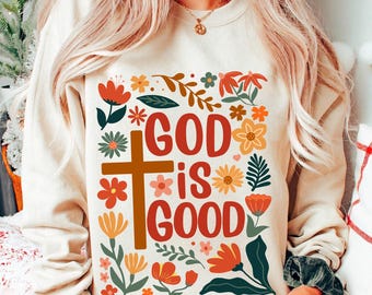 GOD is good PNG, Retro Amen Png, Preppy Easter png, Amen Png, boho christian Png, Jesus png, Christian god love png, Bible Verse png