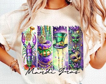 Retro Mardi Gras PNG, Fleur De Lis Png, Brushstroke Mardi Gras Png, Glitter, Mardi Gras Coquette Png, King Cake Png, Louisiana Crawfish Png