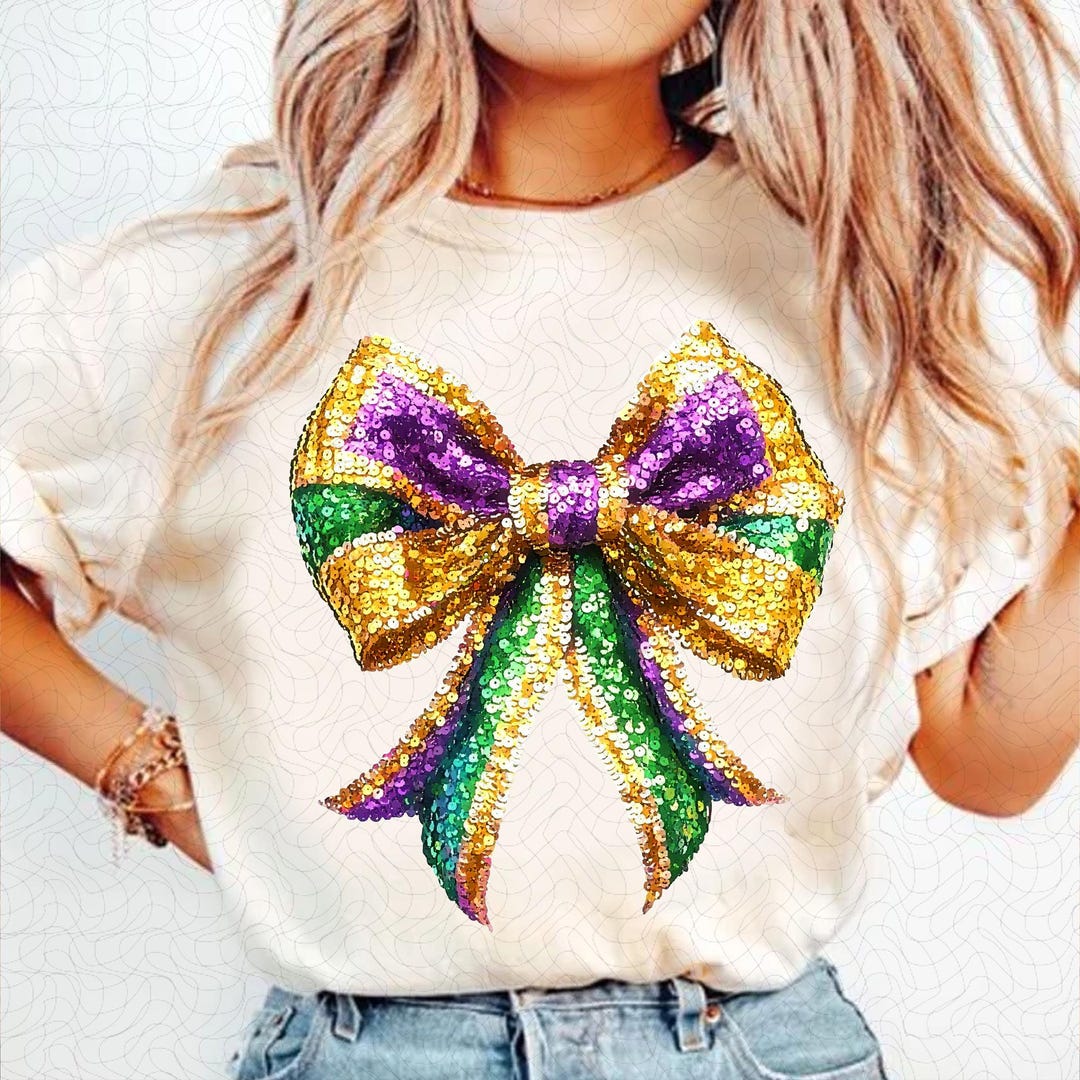 The Mardi Gras Bow Pullover main image 0