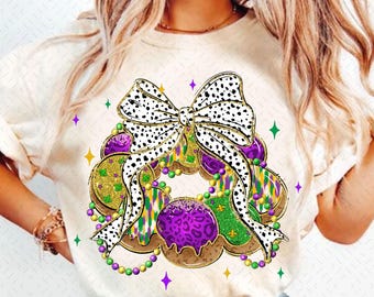 King Cake coquette png, Coquette Mardi gras png, Mardi Gras png, Let the good times roll png, Fleur De Lis Png, Brushstroke Mardi Gras Png