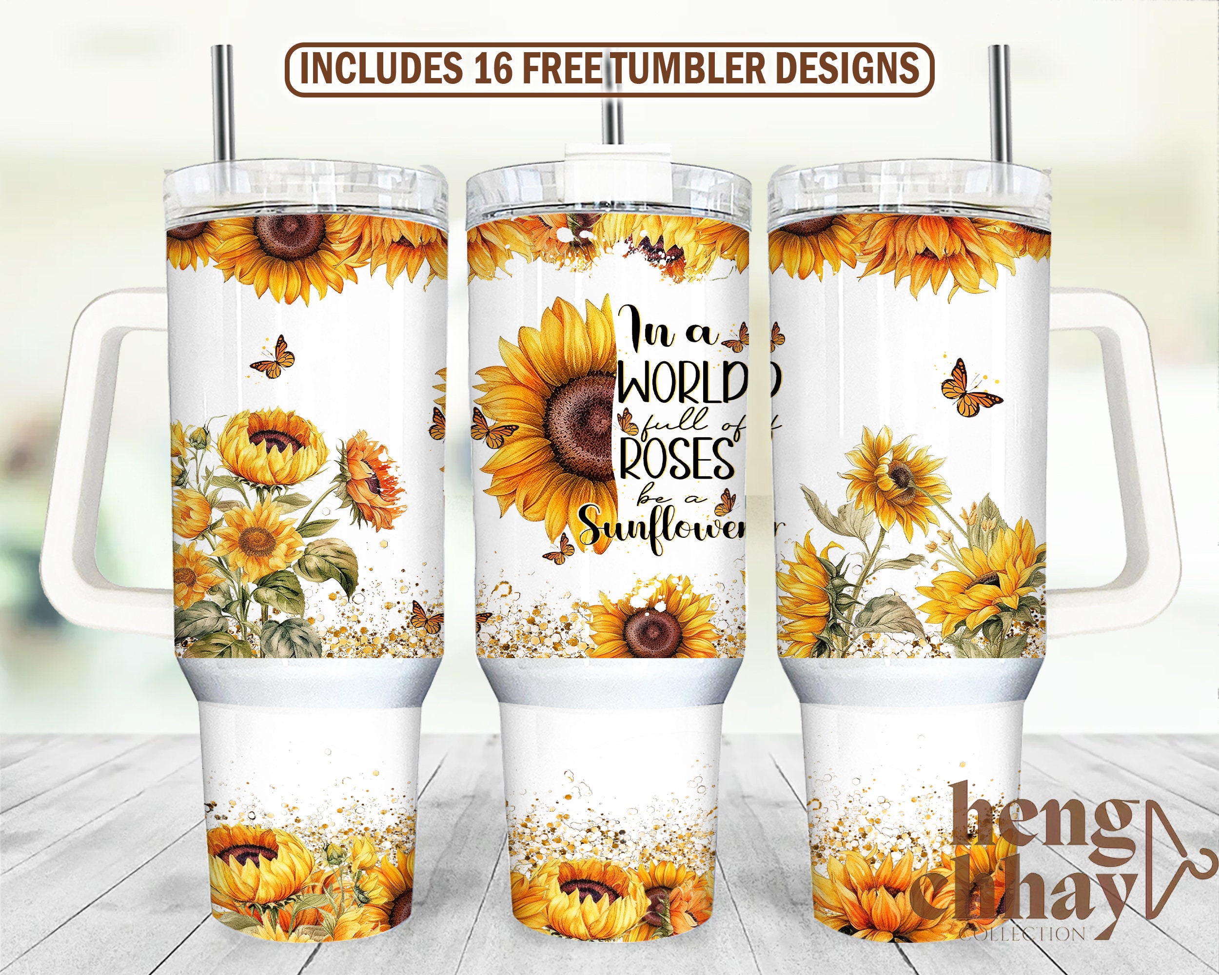 40oz Sublimation Blank Tumbler with handle, 40 oz sublimation ready ha –  ACC Sublimation Blanks & Designs