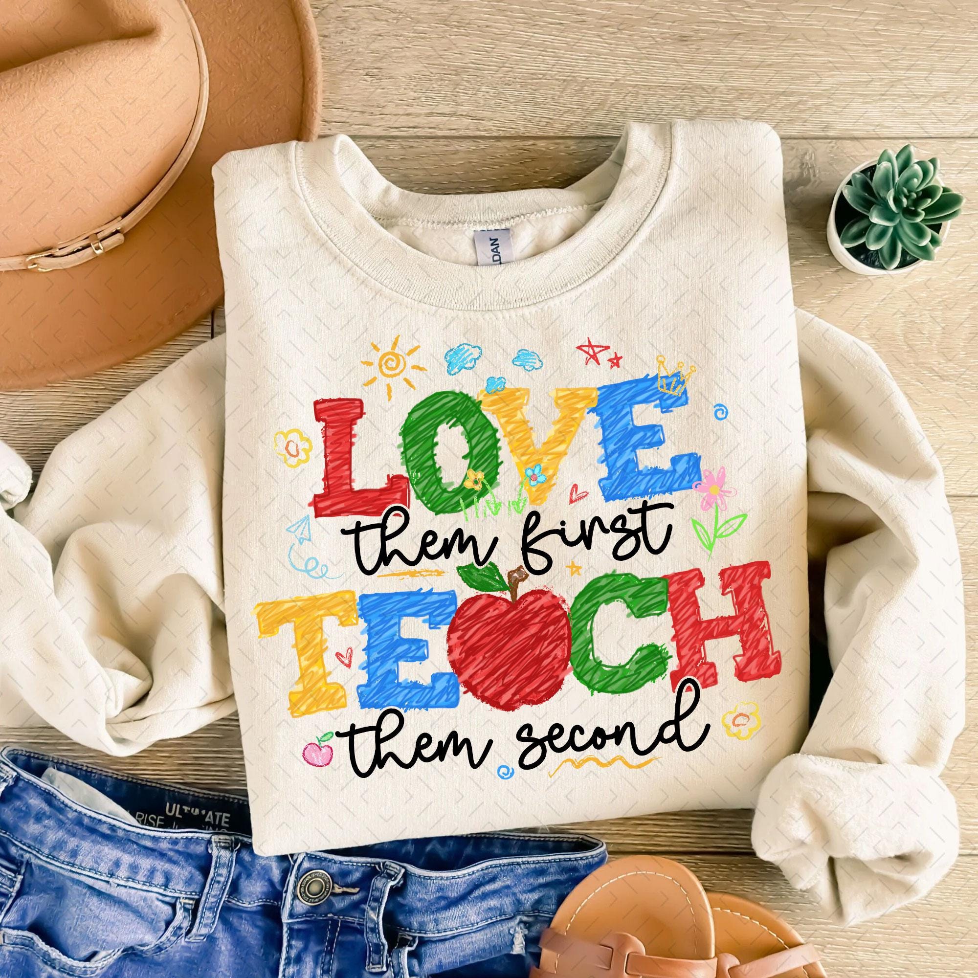 Love Them First Teach Them Second Png, Autism Teacher Png, Autism Png ...