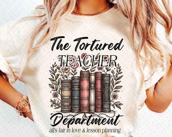 Design PNG del Dipartimento Insegnanti Torturati, Design PNG del Ritorno a Scuola, Sublimazione PNG del Primo Giorno di Scuola, Design Insegnanti