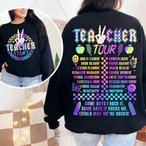 Retro Teacher Png, ABCD Teacher Tour Png, Back To School, End of Year Pnh, Teacher Gift, Kindergarten Teacher Png, Elementary School