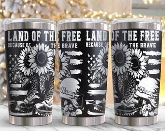 Veteran Memorial Day Tumbler Wrap 20oz Laser Svg 4th of July Engraved Laser File Svg Design, American Flag Tumbler 20 oz Laser Engraving Svg