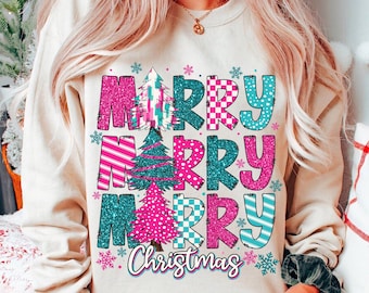 Feliz Navidad PNG, Árbol de Navidad PNG, Navidad rosa PNG, Navidad retro PNG, Vibras navideñas PNG, Feliz Navidad a todos PNG, Feliz PNG