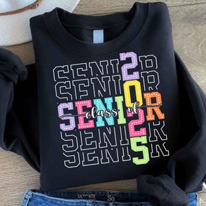 Senior 2025 PNG, Retro Graduation PNG, Sublimation Design, Digital Download Png, Class of 2025 png, High school Senior Shirt Design