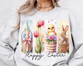 Happy Easter PNG, Retro Easter Png, Easter Bunny Png, Easter Coquette Png, Floral Spring Png, Easter Coquette Png, Brushstroke Easter Png