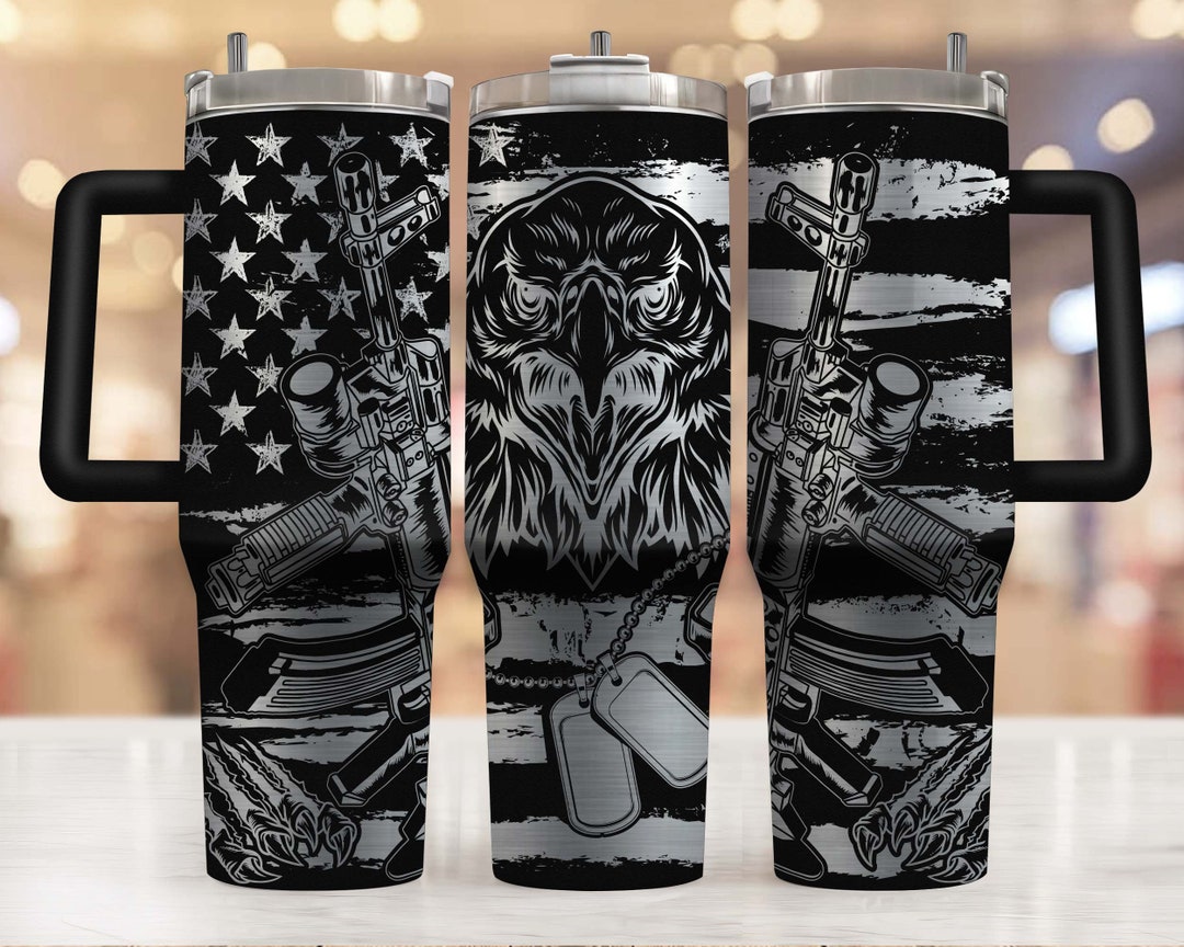 40oz Tumbler Wrap Svg File for Laser, Water Bottle Svg for Laser