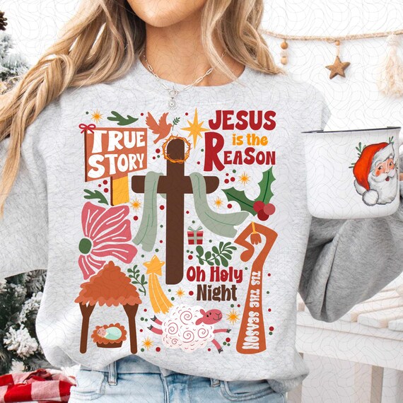Oh Holy Night Jesus Christmas Kids Sweatshirt Oh Holy Night Jesus Christmas Kids Sweatshirt