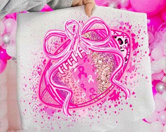Football Breast Cancer Png, Breast Cancer Awareness Png, Pink Football Splatter Png, Pink Ribbon Png, Pink Out Png, Breast Cancer Football