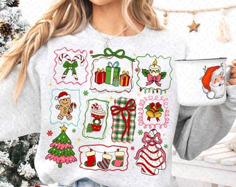 Preppy Christmas Coquette Png, Merry Christmas Png, Christmas Girly Png, Christmas Png, Santa Claus Png, Xmas Tree, Christmas Sublimation