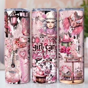 Cowgirl Tumbler Wrap, 20 Unzen Skinny Tumbler Sublimation Design PNG, Rustikale Country Girl Western Tumbler Wrap, Yeehaw Cowgirl Stiefel Download