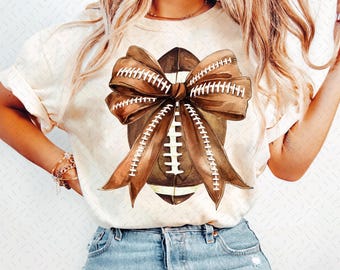 Coquette Football png, Football Bow png, Football mom png, Football png, Game Day, Fall Football png, Football Season Png, Sports png