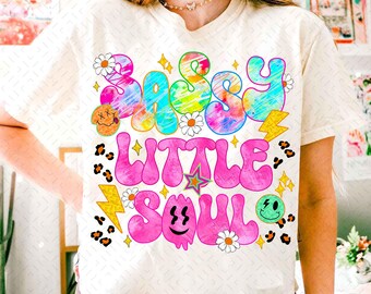 Sassy Little Soul Png, diseño PNG de sublimación de Little Soul, sublimación para niños, diseños PNG para niñas, sublimación para niñas, niño pequeño Png
