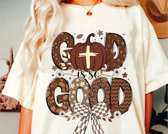 God is so Good PNG, Fall Christian Coquette Png, Fall Pumpkin Png, Fall For Jesus Png, Autumn shirt Design, Leopard Print, Faith Png,Digital