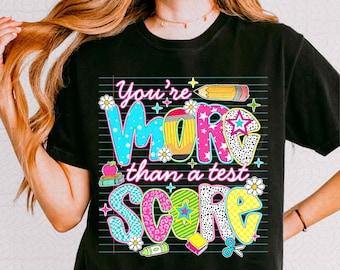 Je bent meer dan een testscore png, doe je best png, doe je best png, testdag png Ontwerpsublimatie, staatstesten png, testcoördinator