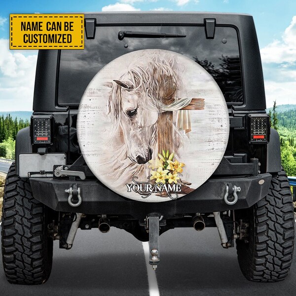 Personalized Ethiopia Spare Tire Cover Ethiopian Orthodox Church Angel LT15 main image 1