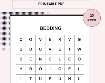 Large Print Senior Word Search Games: Dementia & Cognitive Activity (PDF)